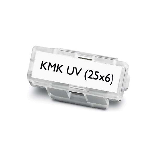Phoenix Contact Kabelmarkerträger transparent, 25x6mm KMK UV (25X6)